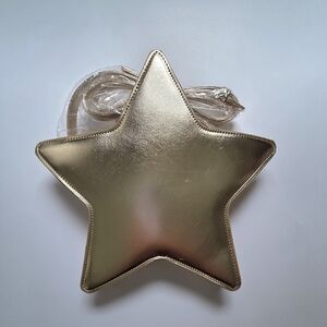 ✨ GAP Girls Metallic Gold Star Crossbody Bag – NWT ✨